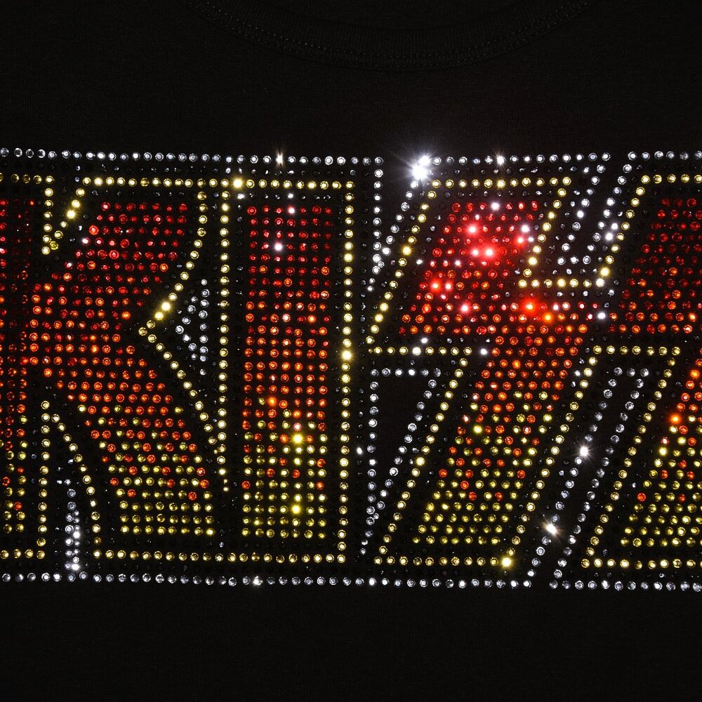 Kiss rhinestone bling black sleeveless tank sz XS S M L XL XXL 1X 2X 3X 4X 5X - Picture 3 of 6